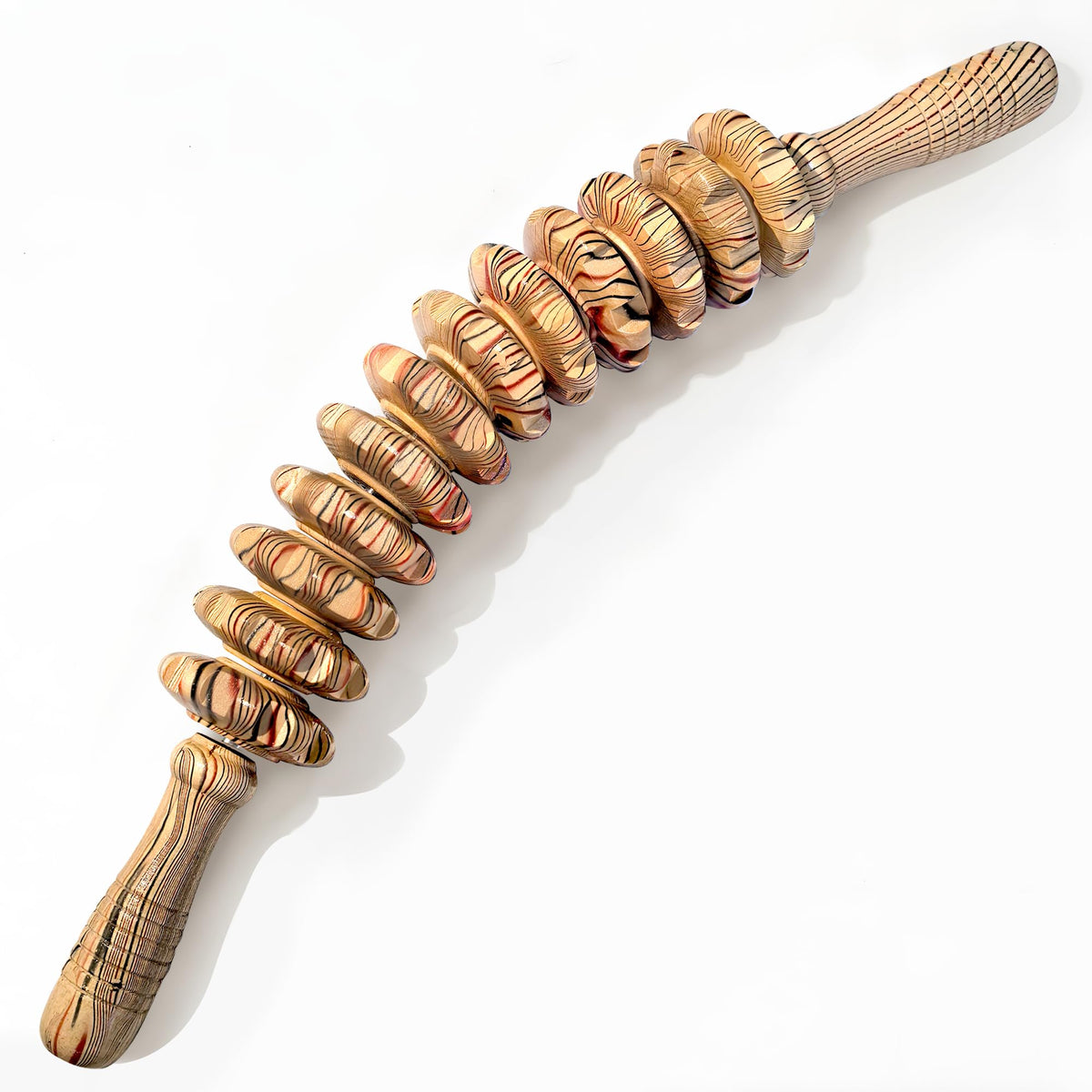 Wood Therapy Massage Roller Stick for Muscle Relief & Cellulite Reduction