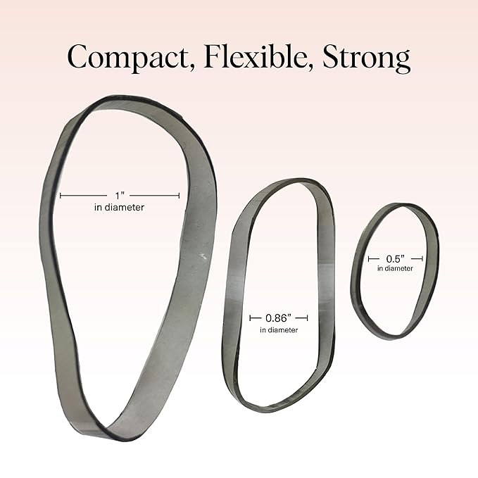 Kitsch Hair Ties No Damage for Kids, Teens and Women - Rubber Bands for Hair Styling | No Snag Hair Elastics | Daily Hair Accessories - 500pcs (Brown)