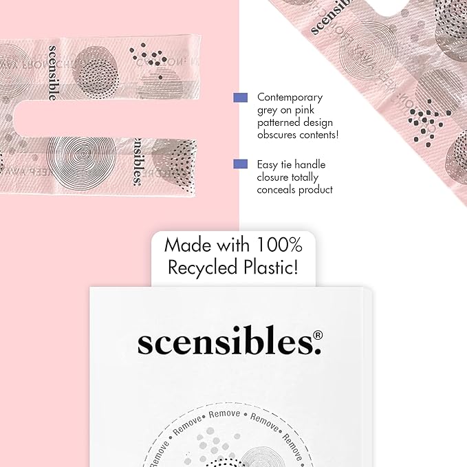 Disposal Bags for Menstrual Care Products - 50 ct Refill Box - for Disposal of Tampons, Pads, Panty Liners, Hygiene Products