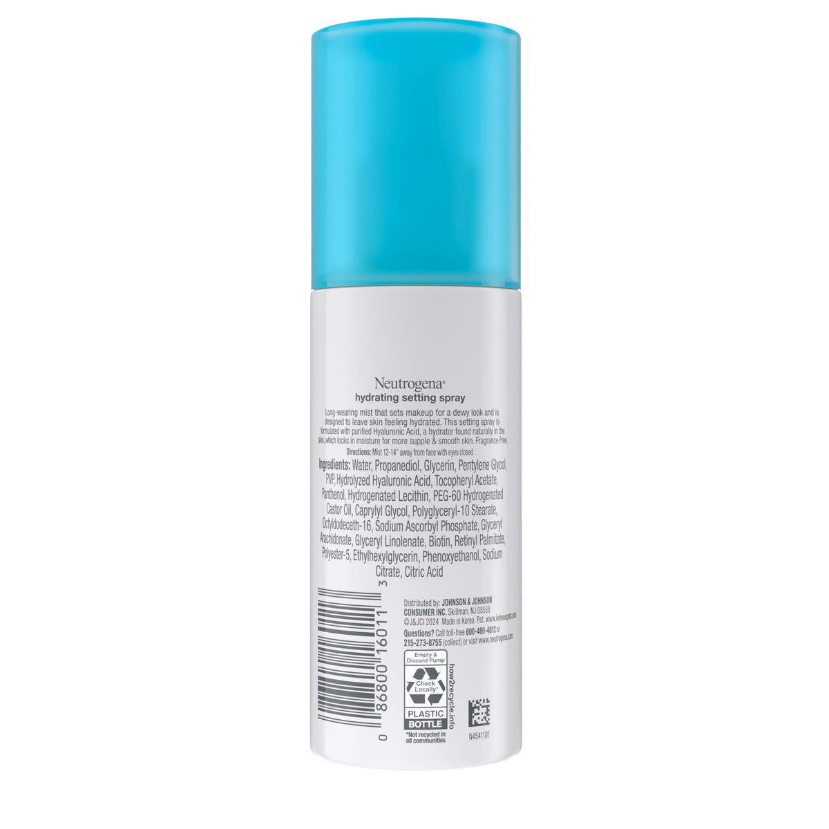 Neutrogena Hydro Boost Hydrating Makeup Setting Spray, 3.4 fl oz
