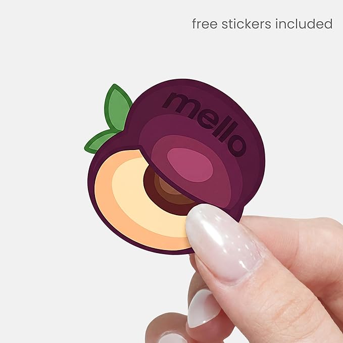 Mello Medium Hair Clip - Flexible Comfort Hair Claw for Women, Strong Hold for Thick & Thin Hair Styling, Durable Material, Matte Non-Slip Finish, Made in Korea, Patent Pending (Burgundy, Medium)