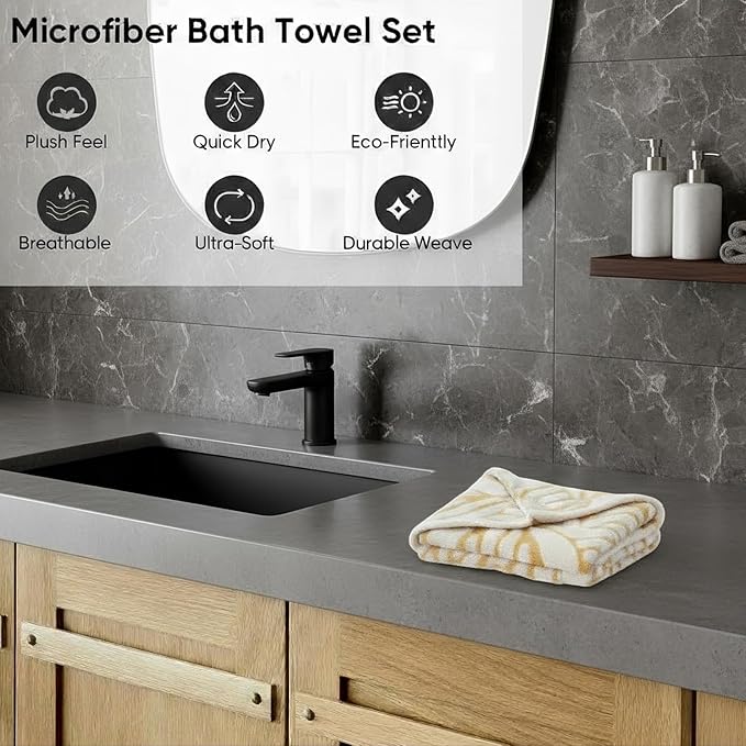 2-Pack Microfiber Hair dring Towel | 50% Faster Drying, Ultra Absorbent & Frizz Control | for Long/Curly Hair | 16 * 26" Large Size | Travel Gym Home Use(Yellow,Green)