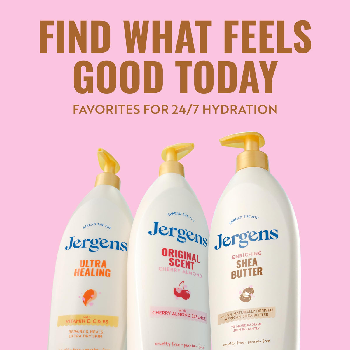 Jergens Shea Butter Body Lotion, Deep Moisturizer for Dry Skin, 16.8 fl oz
