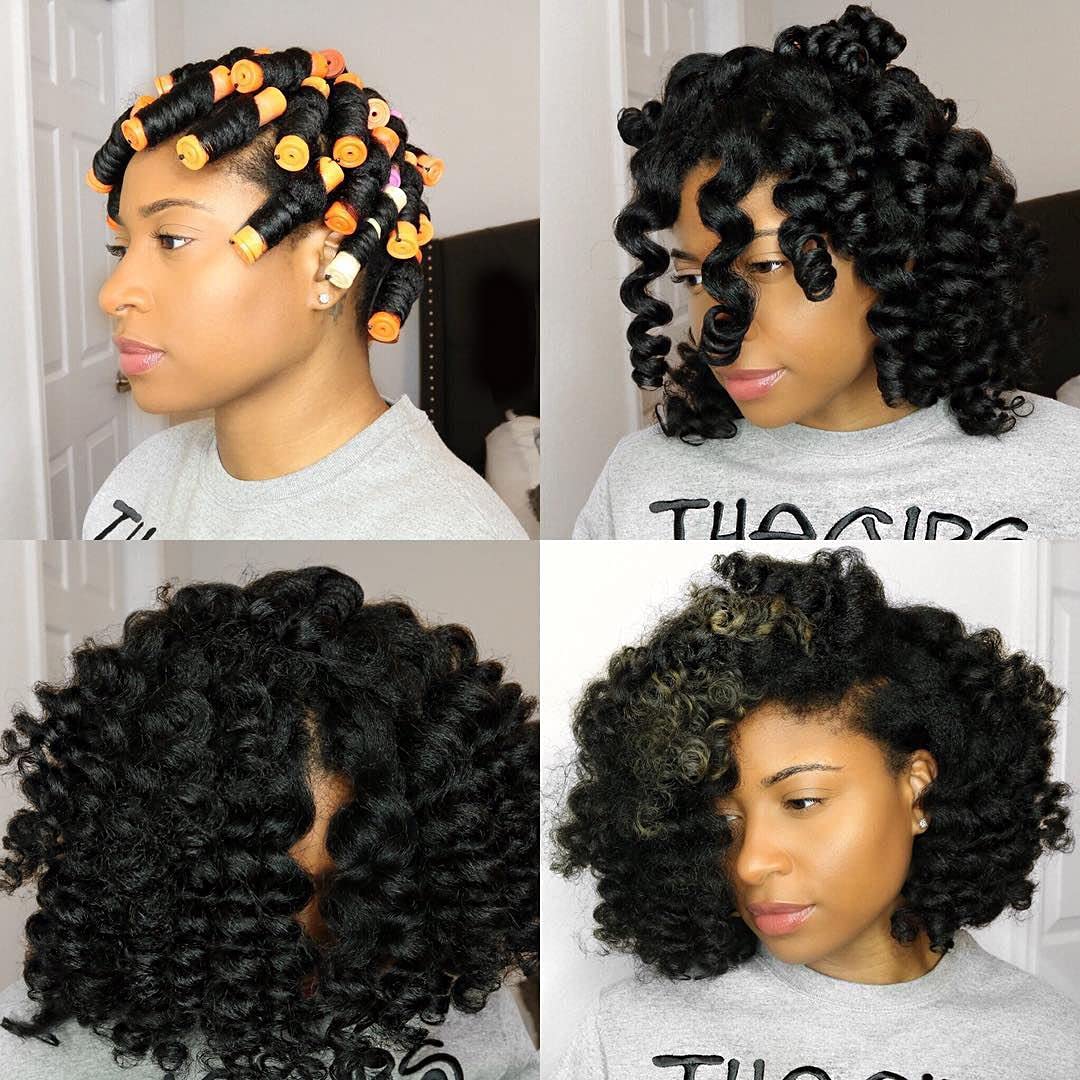 60pcs Perm Rods Set for Natural Hair Cold Wave Rods Hair Rollers for Women's Long Medium short Hair Curler Styling DIY Hairdressing Tools（Orange）