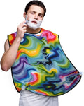 Maryland Flag Print Beard Bib Shaving Apron, Beard Hair Trimming Cape Gift For Dad