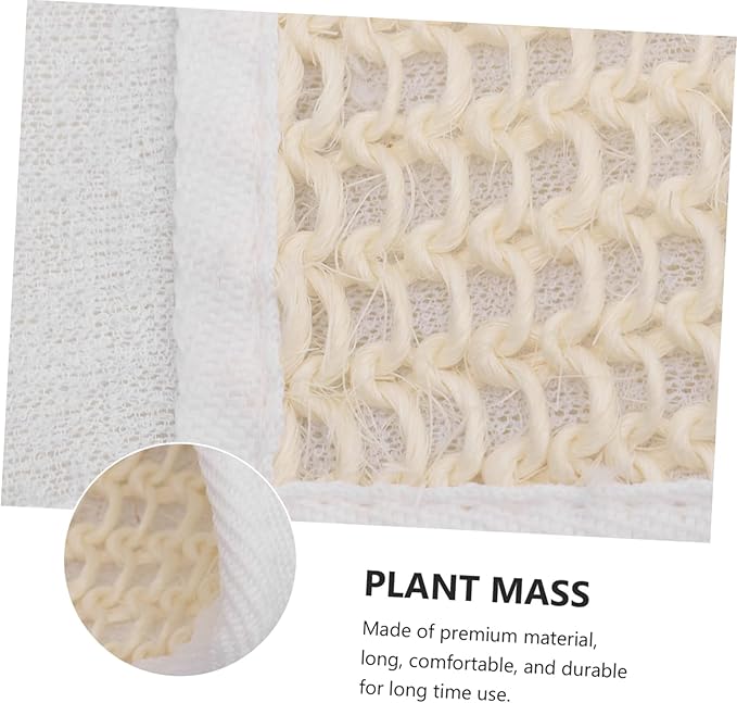 VALICLUD Exfoliating Back Scrubber Wash Strip 2pcs Set Double-Sided Body Scrub Bath Bands for Deep Cleansing and Skin Care