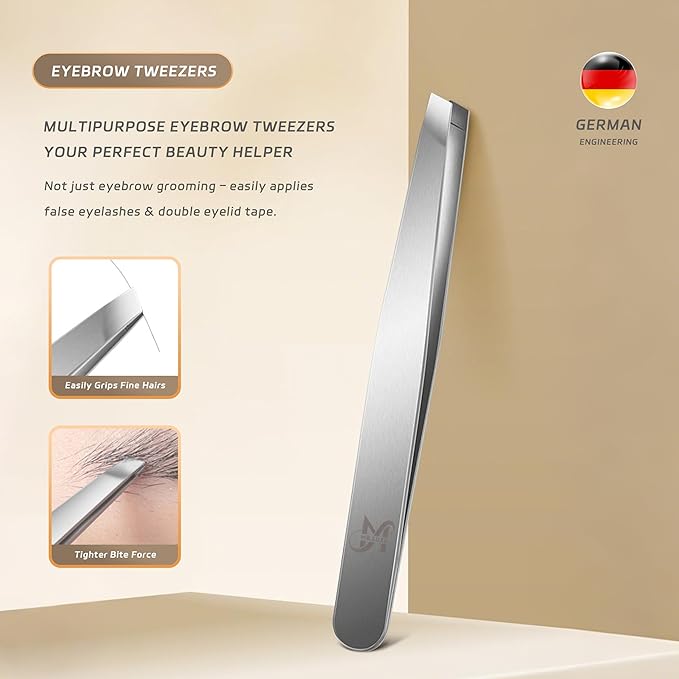 9PCS Manicure Set – Professional 9-in-1 Manicure Pedicure Kit, Premium Stainless Steel Nail Clippers and Grooming Tools with Portable Textured Travel Case, Luxury Gift Set for Woman& Man