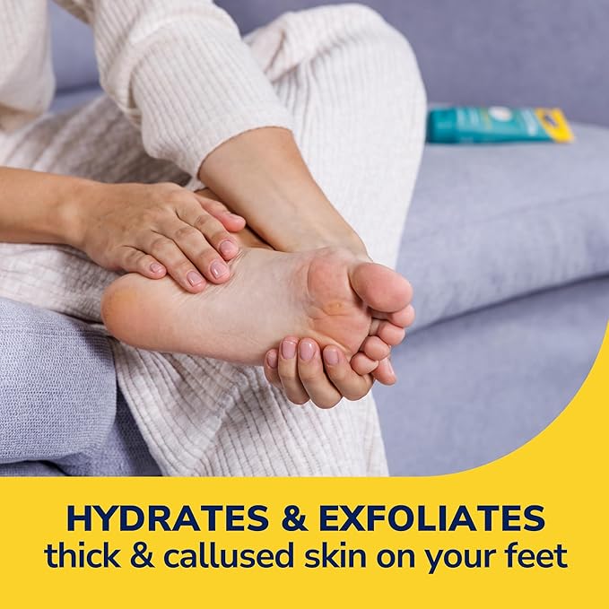 Dr.Scholl's Dry,Flaky Skin Remover Ultra Exfoliating Foot Lotion Cream,Moisturizer with Urea for Rough Dry Cracked Feet, Heal&Soothe for Healthy Looking Feet,Intensive Foot Skin Care,3.5 oz(Pack of 2)