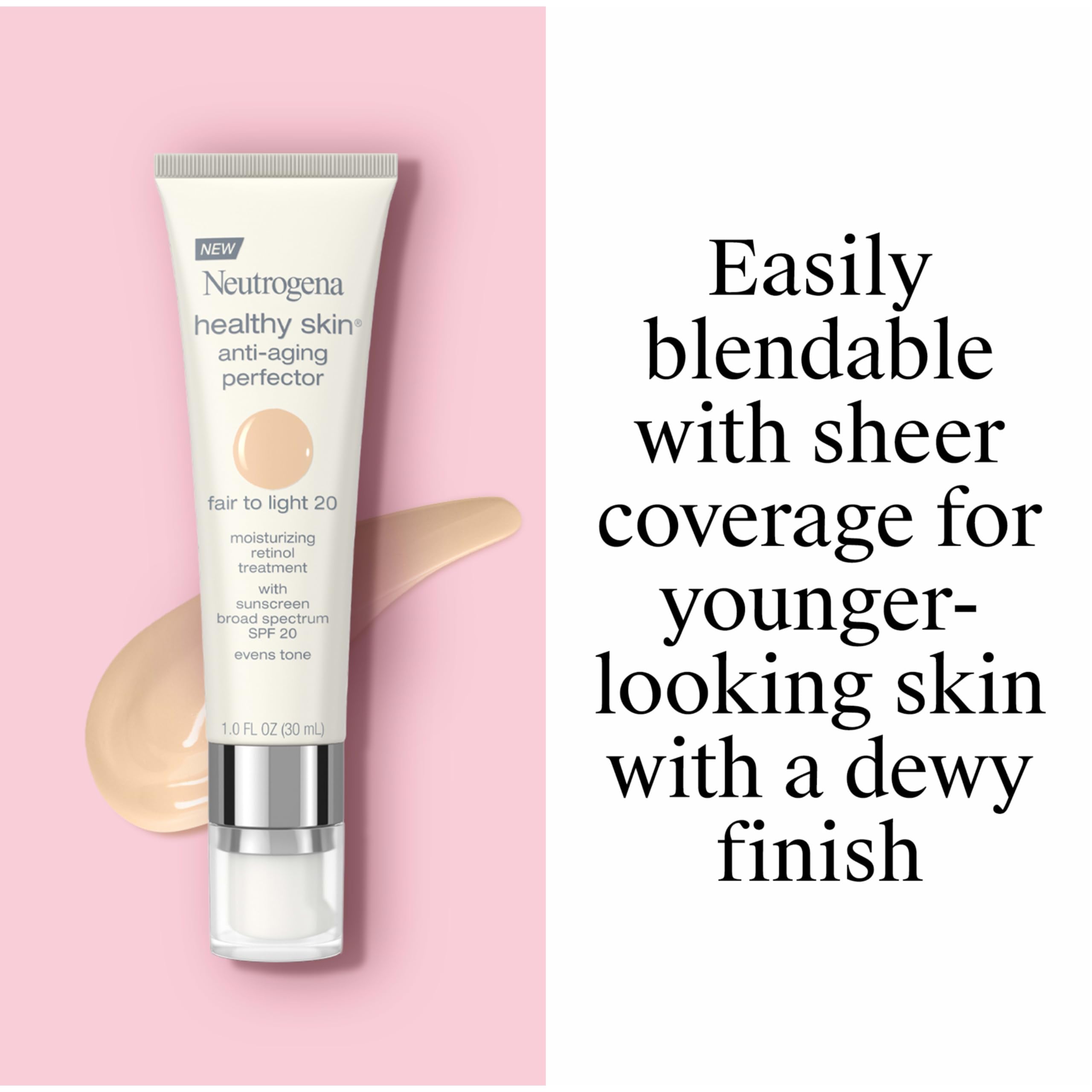 Neutrogena Anti-Aging Perfector Tinted Facial Moisturizer, 1 fl oz