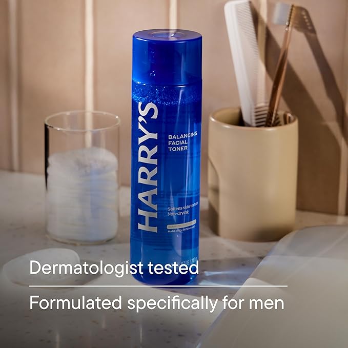 Harry's Hydrating Face Toner for Men with Witch Hazel & Niacinamide, Refreshing Facial Toner for Clean, Hydrated Skin, Alcohol Free Formula, 8.35 Fl Oz (Pack of 2)