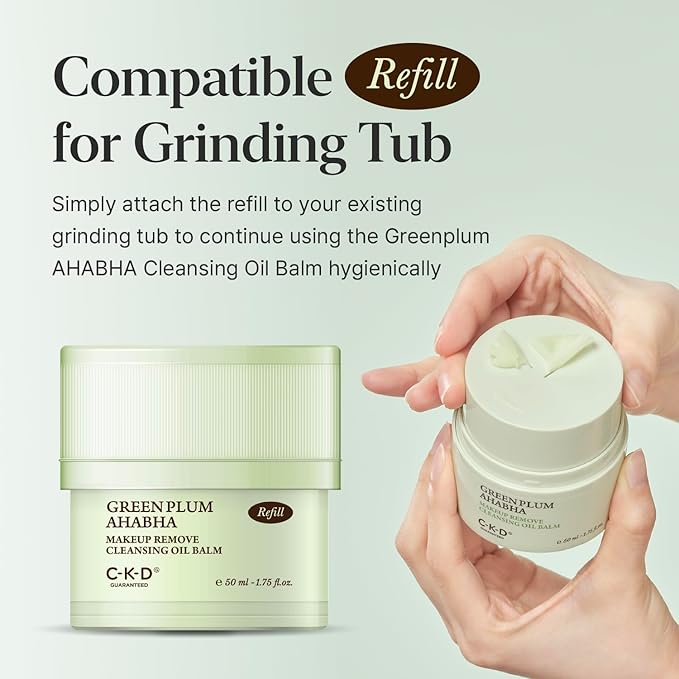 CKD Green Plum AHA BHA Grinding Cleansing Balm [Refill]
