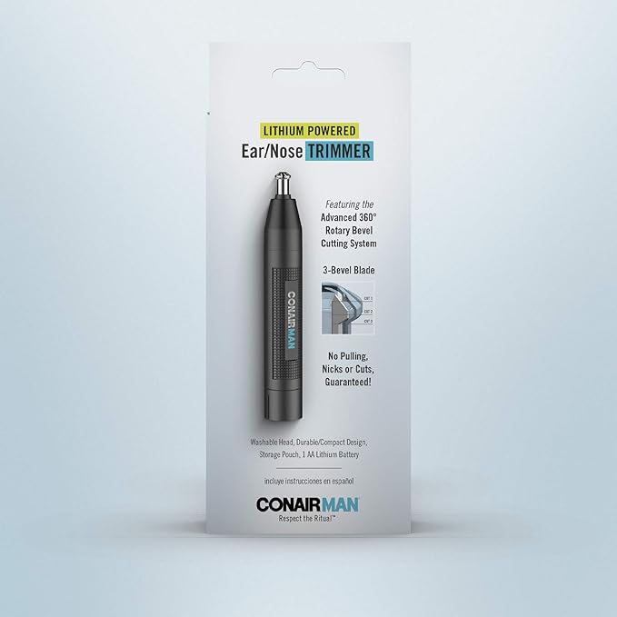 ConairMAN 360° Bevel Blade Ear and Nose Trimmer