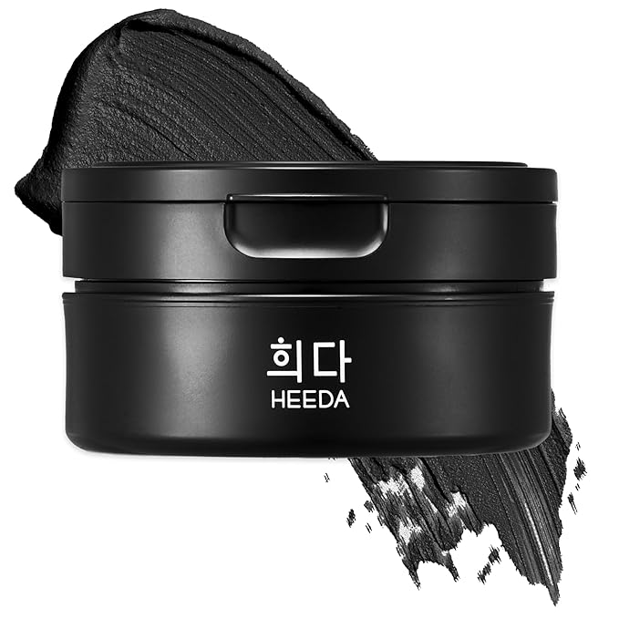 HEEDA Charcoal All-In-One Cleansing Balm, Deep Pore Purifying & Hydrating Makeup Remover with Ceramide & Botanical Oils (Jojoba, Argan, Camellia) for Soft, Radiant, Glass-Skin Glow