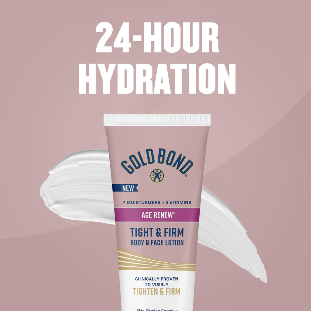 Gold Bond Age Renew Tight & Firm Body & Face Lotion, Aging, Dry Skin Lotion