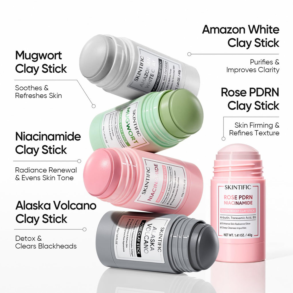 SKINTIFIC Mugwort Clay Stick Face Mask with Centella & Salicylic Acid