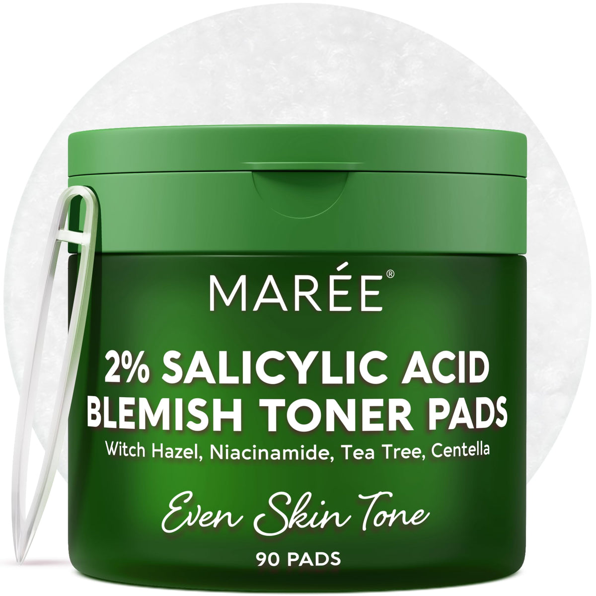 MAREE Glycolic Acid Toner Pads - Face Pads for Exfoliating M PACK 80 Ct