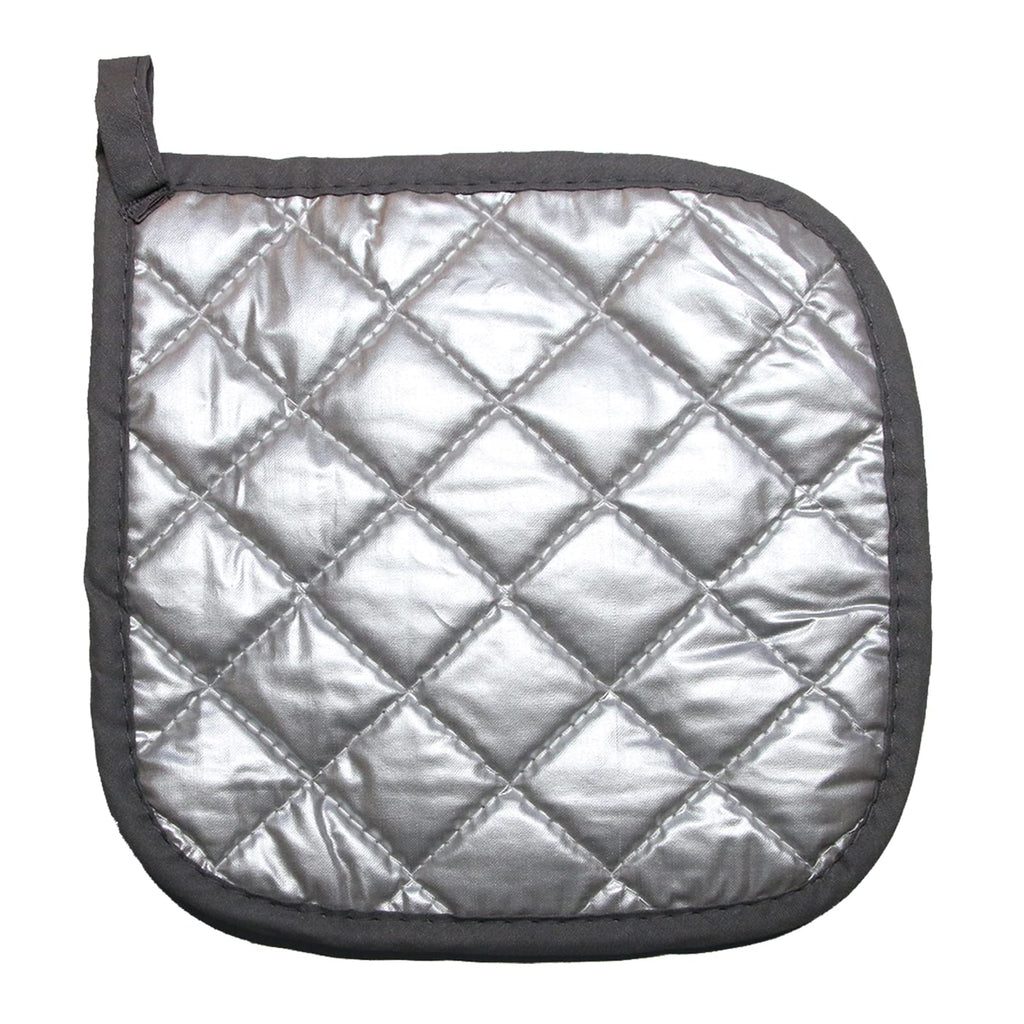 5 PCS Pot Holders for Kitchen, Cotton Potholers with Great Heat Resistance, Hot Pads, Trivets for Cooking and Baking Grey