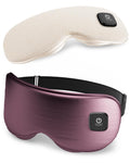 Heated Eye Mask - Cordless Eye Mask for Dry Eyes, Eye Relief, Improved Sleep, Washable Eye Heating pad for Travel and with Replaceable Shell