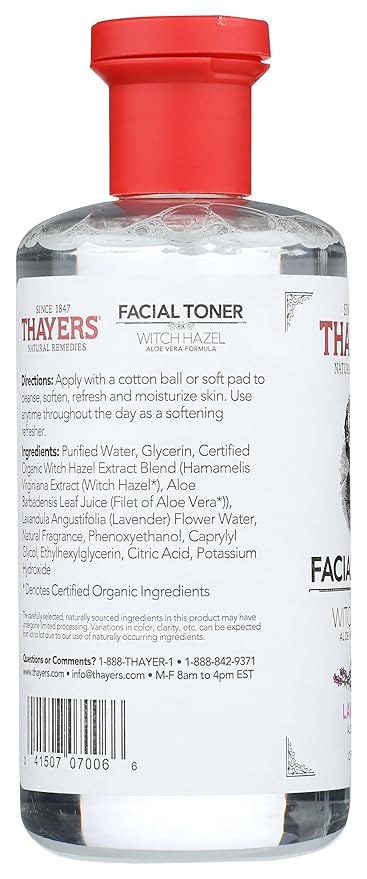 THAYERS Witch Hazel Lavndr Alcfre, Clear, 12 Fl Oz