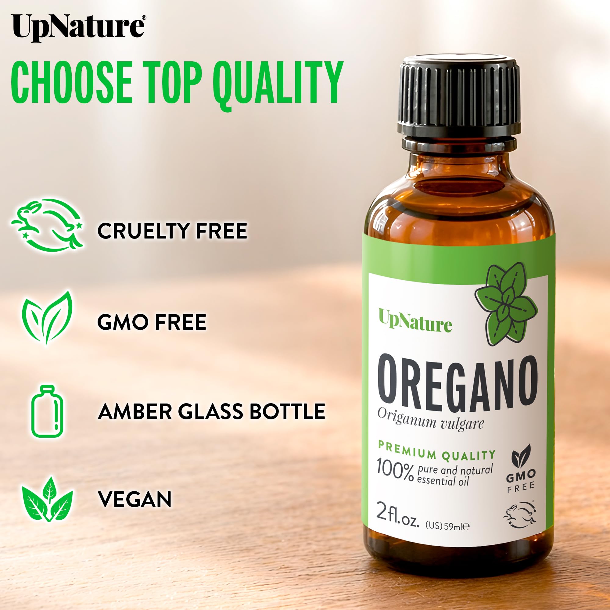 UpNature 100% Pure Oregano Essential Oil, 2oz