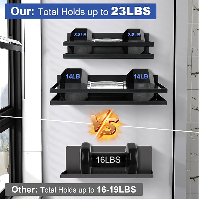 Uten Large Magnetic Spice Rack for Refrigerator 2 Pack, Spice Organizer