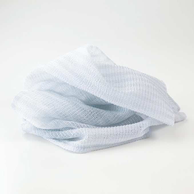 Asayu Japan Exfoliating Body Wash Towel – Made in Japan Nylon Shower Cloth with Triple-Weft Wave Weave – Quick-Dry, Hygienic, and Gentle Deep Cleansing for Smooth Skin