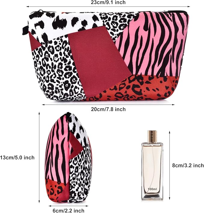 Small Makeup Bag, Mini Makeup Pouch, Cute Cosmetic Bag for Women, Toiletry Bags, Make Up Brush Skincare Organizer, Pouches for Travel Accessories