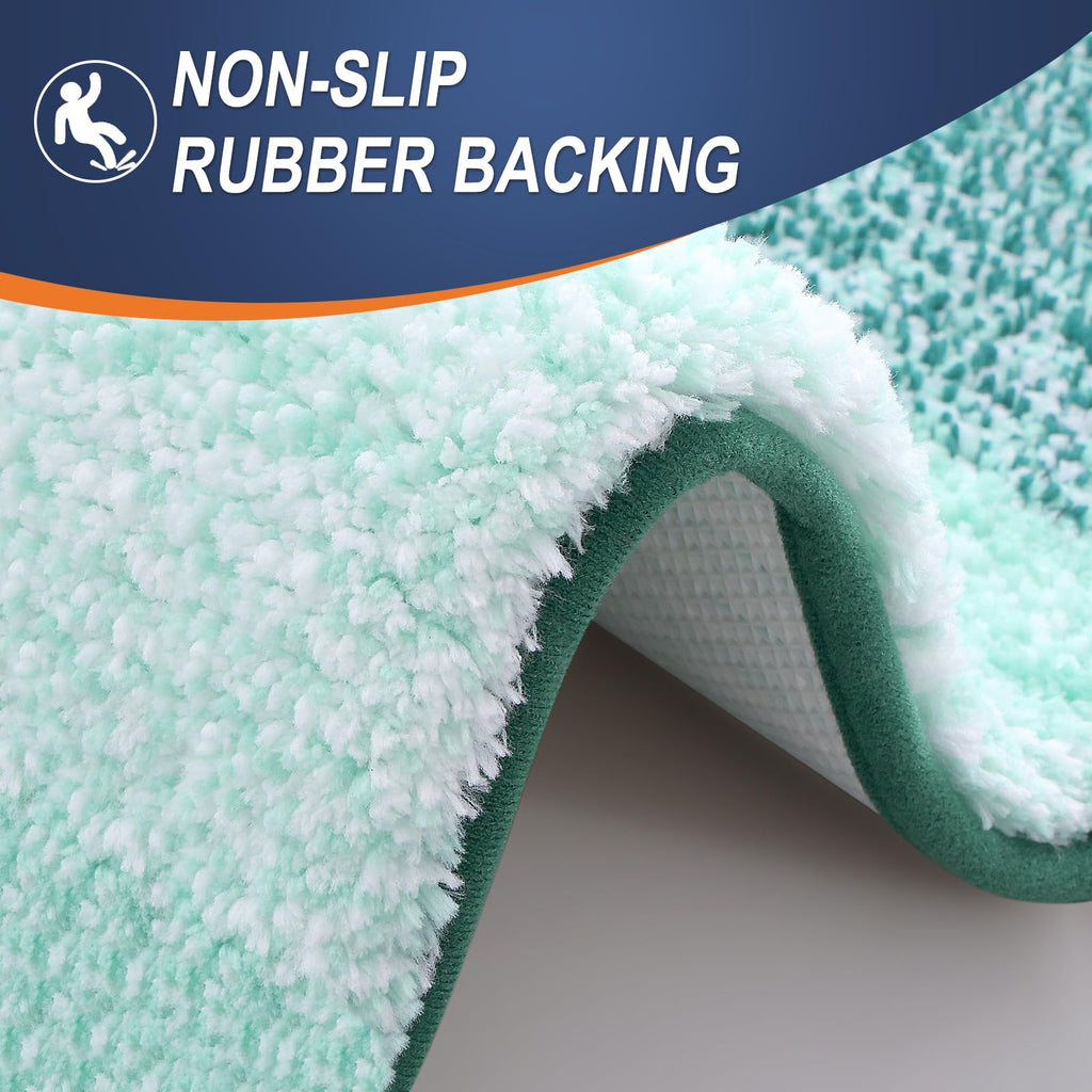 OLANLY Microfiber Bathroom Rugs Sets 3 Piece, 30"x20"+24"x16"+24"x20"