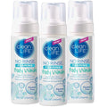No-Rinse Foaming Body Wash - Waterless Foam Cleanser for Elderly, Adults, Kids, Infants & Caregiver - Rinse-Free for Sensitive Skin - Travel Size- Refreshed & Moisturized Skin - 8 fl oz (Pack of 3)