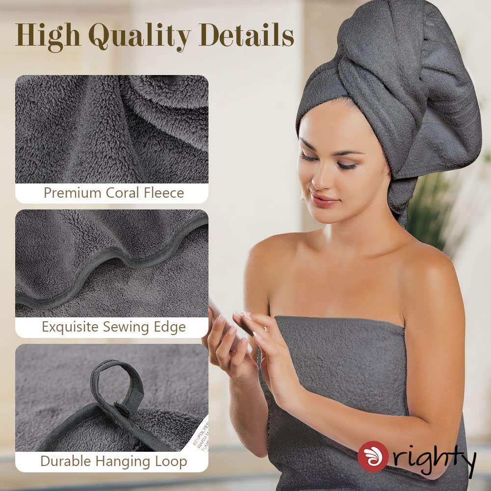 Orighty Bath Towels, Soft Feel Bath Towel, 2 Pack (27'' x 54'')