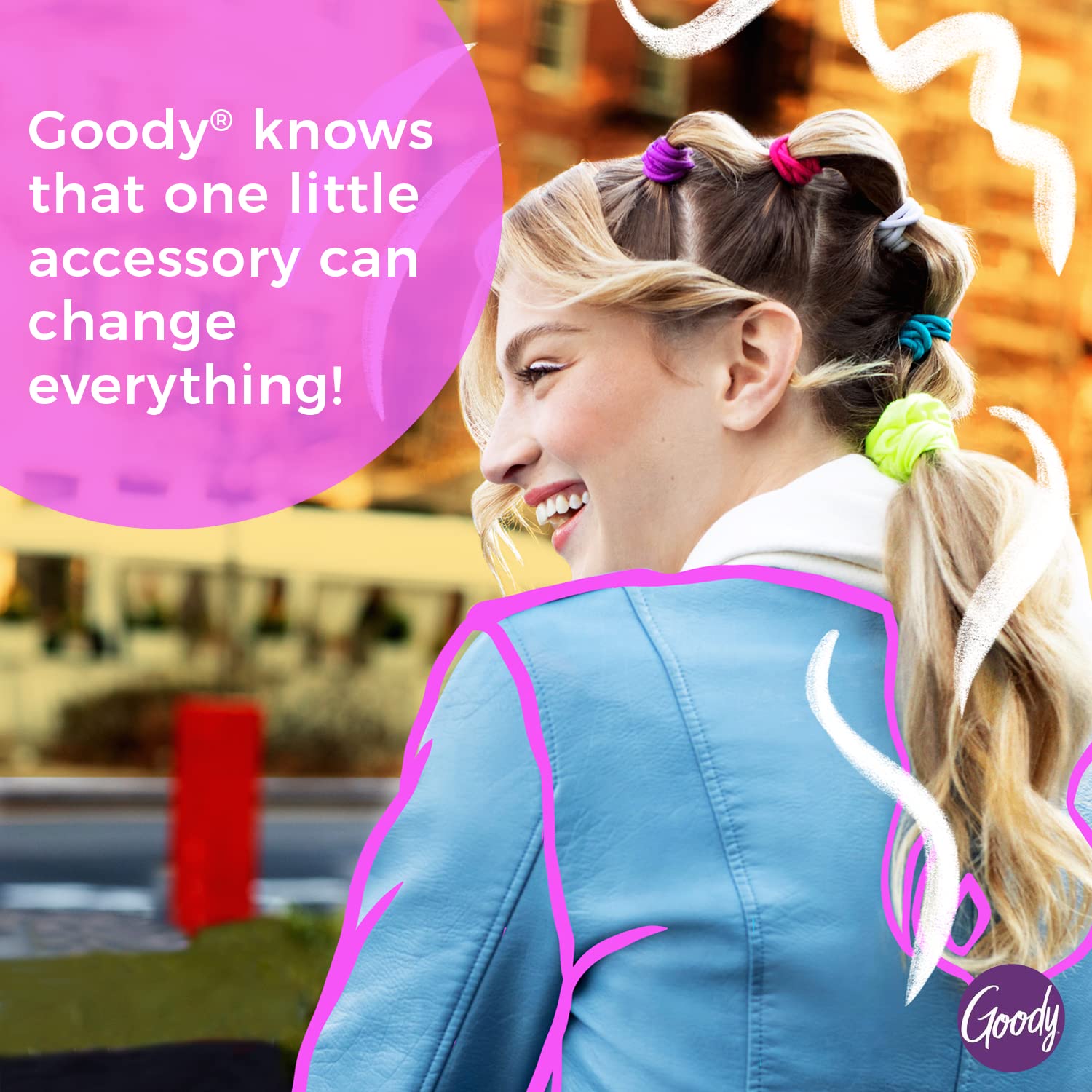 Goody Kids Ouchless Classic Headband, Assorted Colors - For All Hair Types - Beautiful Design for Instant Style - Pain-Free Hair Accessories for Boys, and Girls, 5 Count (Pack of 1)