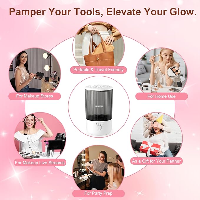 Electric Makeup Brush Cleaner