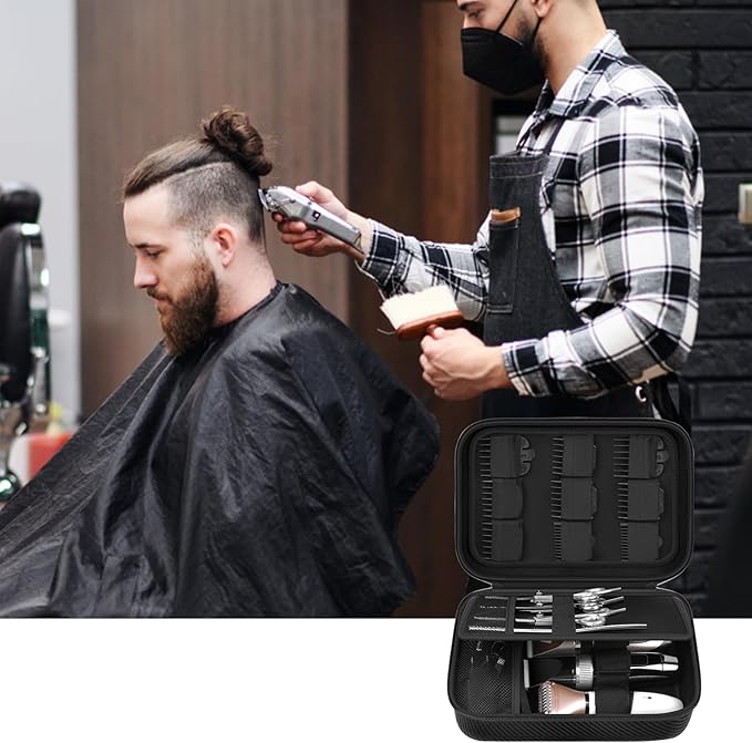 Boobowl Barber Accessories Bag for Clippers and Supplies, Hair Clipper Box