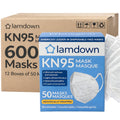 (50-Pack) KN95 Face Masks, Individually Wrapped, Premium Disposable Dust Mask, Black