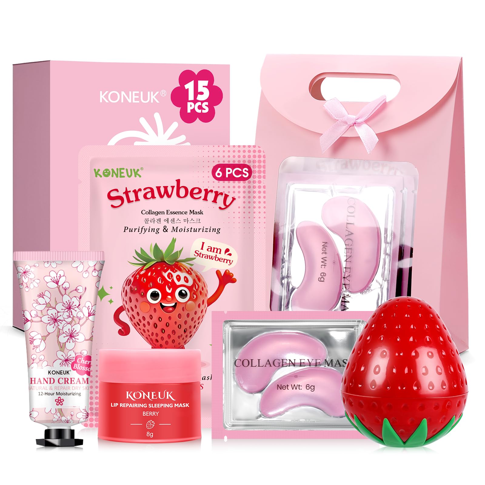 15 PACK Skincare Gifts Set for Teen Girls, Travel Kit & Skin Care Gifts