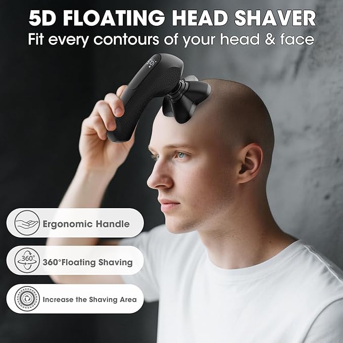 Manscape Bald Head & Body Shavers for Men, Body/Ball/Pubic/Groin Trimmer