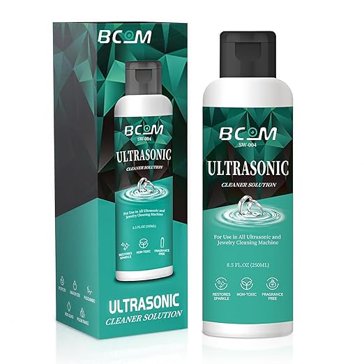 Ultrasonic Jewelry Cleaner Solution for All Machines, Retainer, Ring, 8.5oz