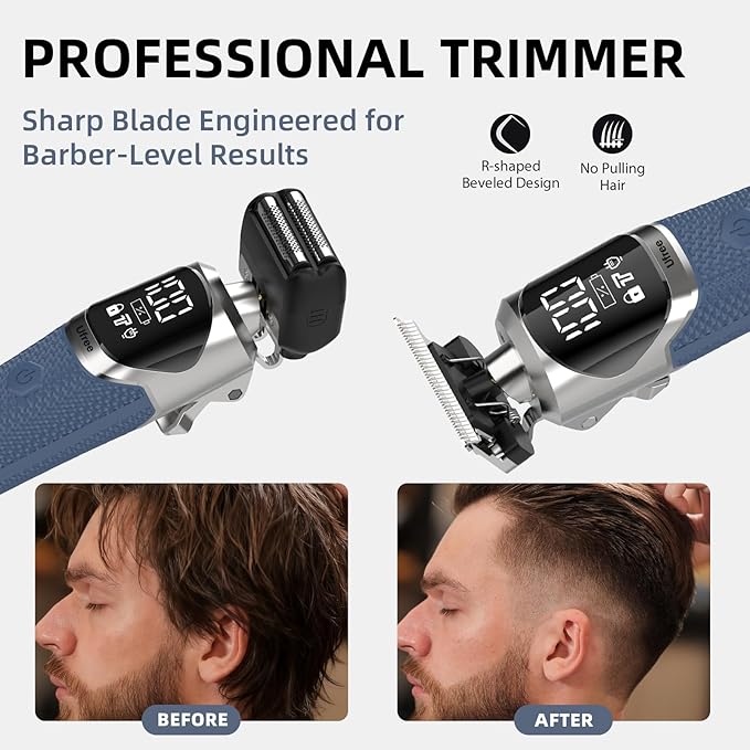 Ufree 6-in-1 Beard Trimmer for Men, Electric Shaver Razor,Hair Trimmer