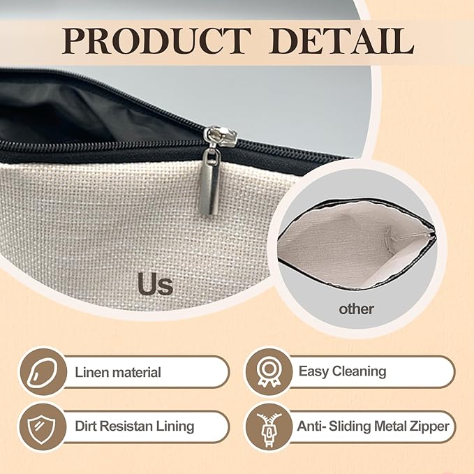Likjad Christian Gifts Makeup Bag, Floral Christian Cosmetic Bags for Women, Galatians 5:22-23 Bible Verse Makeup Pouch（blue
