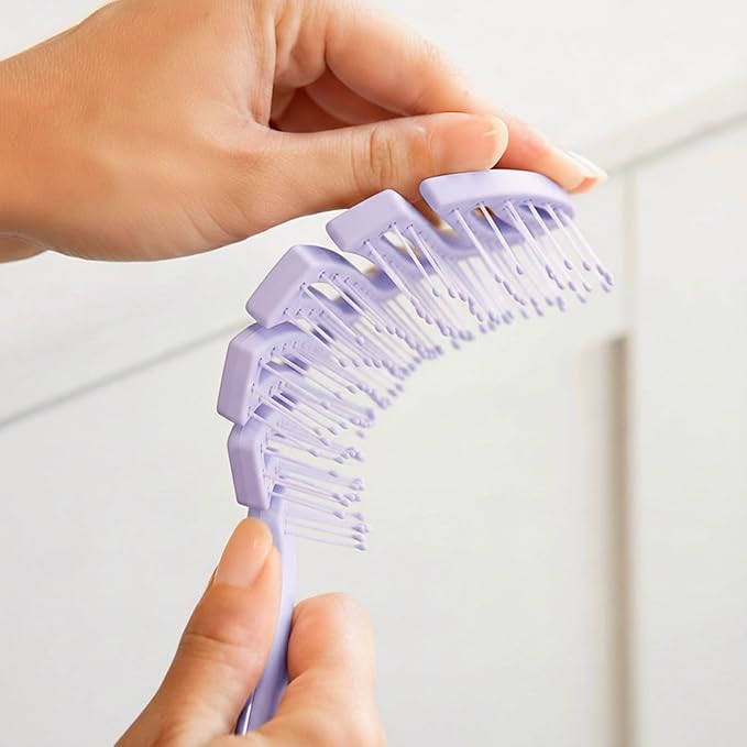 Flex Detangling Hair Brush (Purple)
