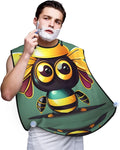 Colorful Giraffe Fans Lovers Print Beard Bib Shaving Apron, Beard Hair Trimming Cape Gift For Dad