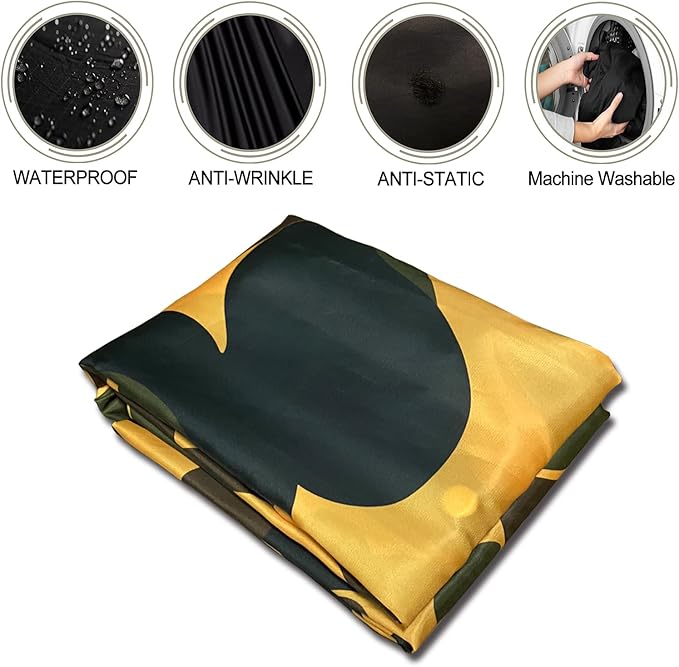 Barber Cape for Men Professional Hair Cutting Salon Capes with Snap Closures Waterproof Large Hairdressing Styling Gown for Barber- 63”× 56” (New Camouflage B)