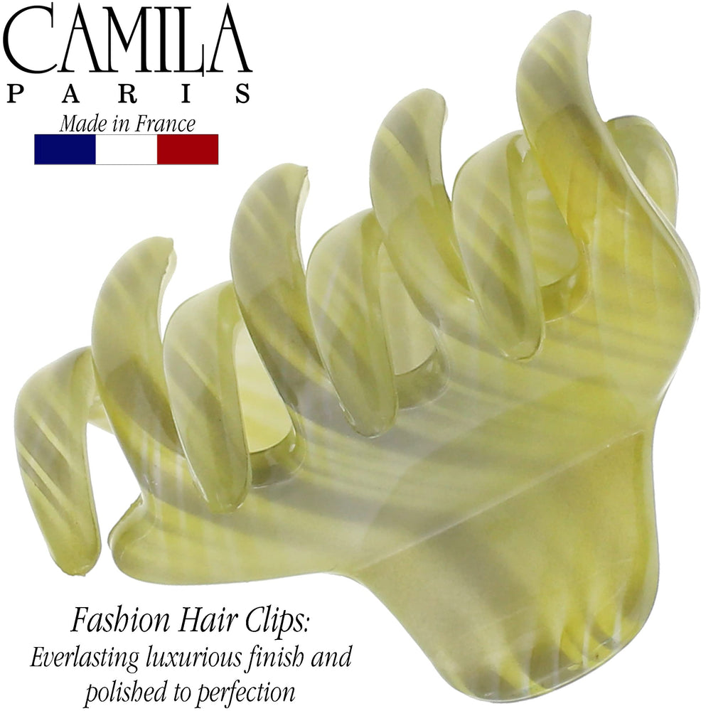 Camila Paris CP3196 French Small Hair Clips for Women, 1.75" Small Claw Clip Fashion Styling Mini Hair Clip Accessories for Women, Strong Hold No Slip Grip Cute Claw Clips, Made in France