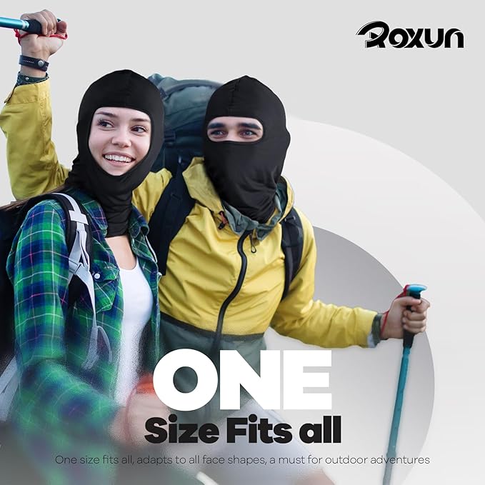 ROXUN Balaclava Ski Mask, 2 Pack Summer Motorcycle UV Protection Shiesty
