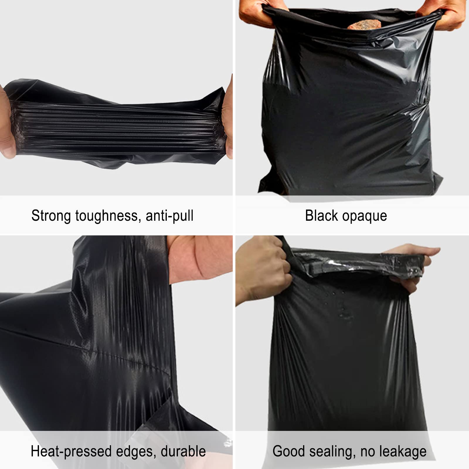 Hipruict Sanitary Napkin Disposal Bags - 200 Pcs, Privacy Protection, Self-sealing, Women's Tampons - Black