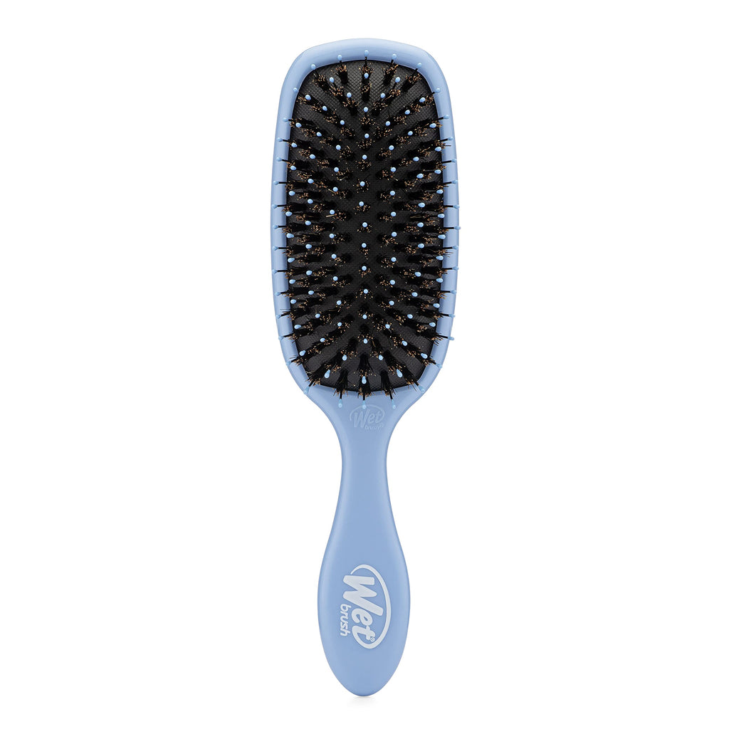 Wet Brush Shine Enhancer Hair Brush, Sky - Exclusive Ultra-soft IntelliFlex Bristles - Natural Boar Bristles for All Hair Types - For Women and Men, Wet and Dry Hair
