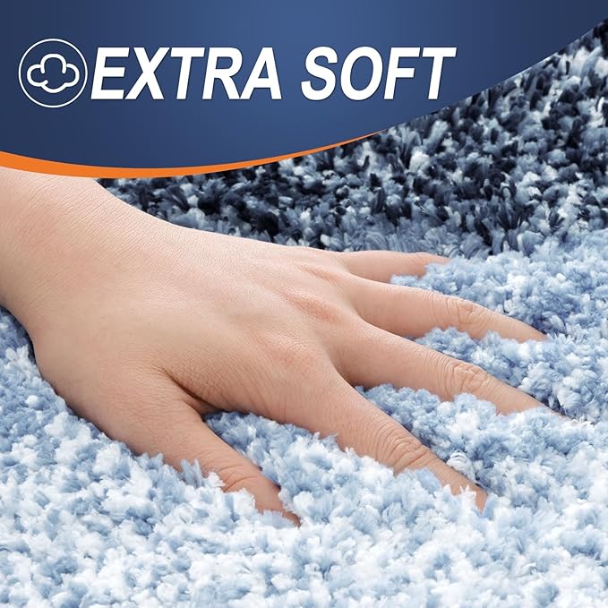 OLANLY Microfiber Bathroom Rugs Sets 3 Piece, 30"x20"+24"x16"+24"x20"