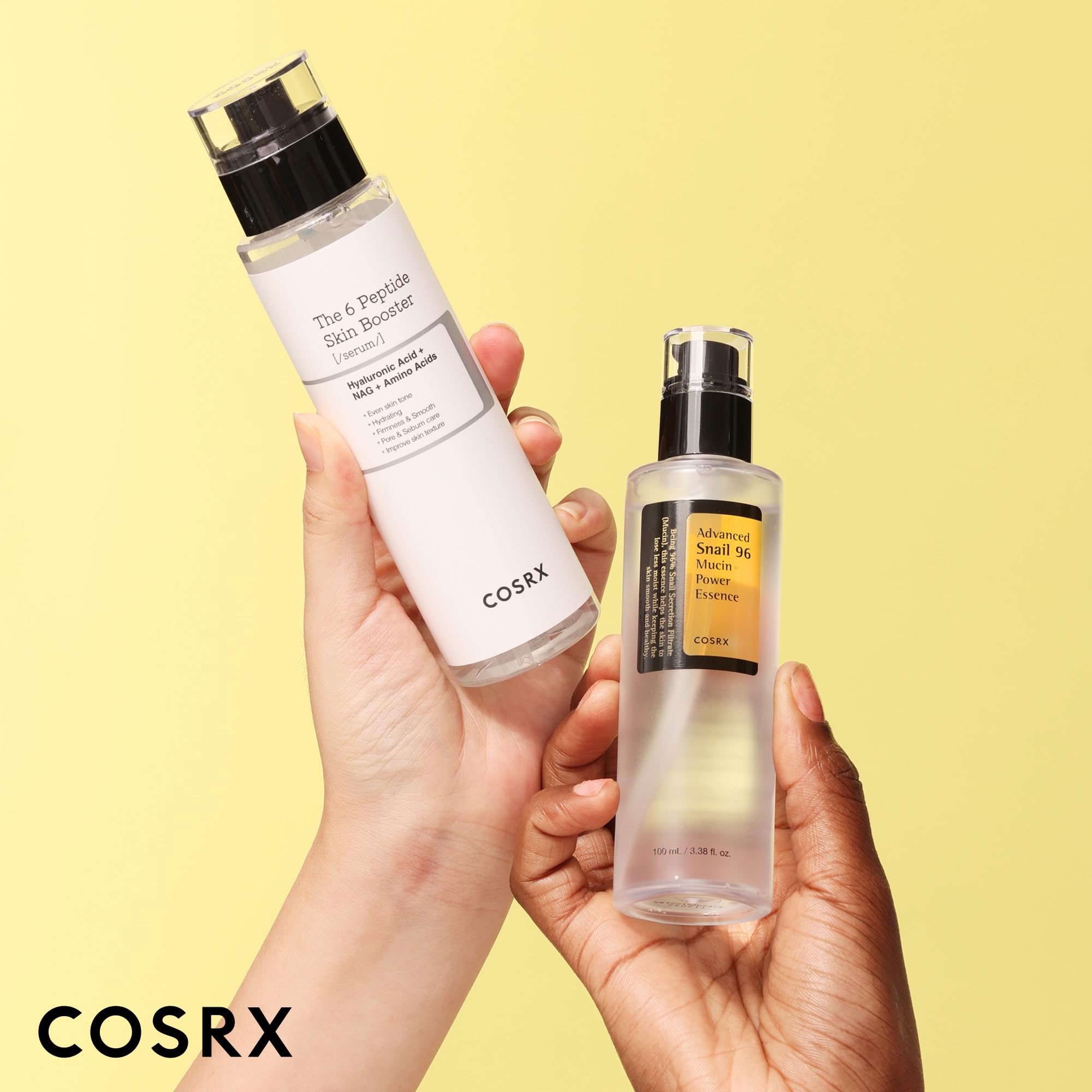 COSRX Snail Mucin 96% Peptide Booster Set, Self Care Gift Set for Women