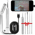 Kosimai Black Head Remover for Face Tool Professional Pimple Popper HD Camera,30 Times Magnification 1080P, (Silver)