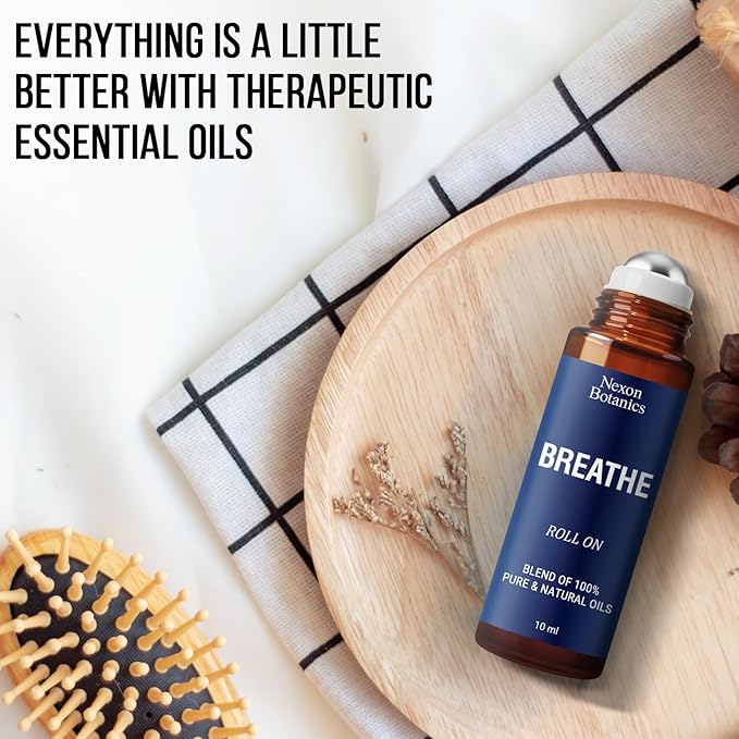 Breathe Essential Oil Roll-On 10 ml - Eucalyptus Essential Oil Roller